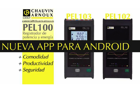 Foto Nueva aplicación CHAUVIN ARNOUX para dispositivos Android®